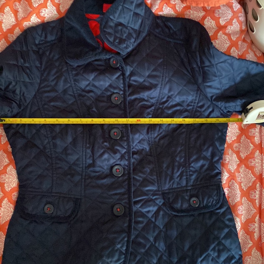 BODEN womens lightweight quilted jacket size US8/UK12 in navy blue - Picture 10 of 10